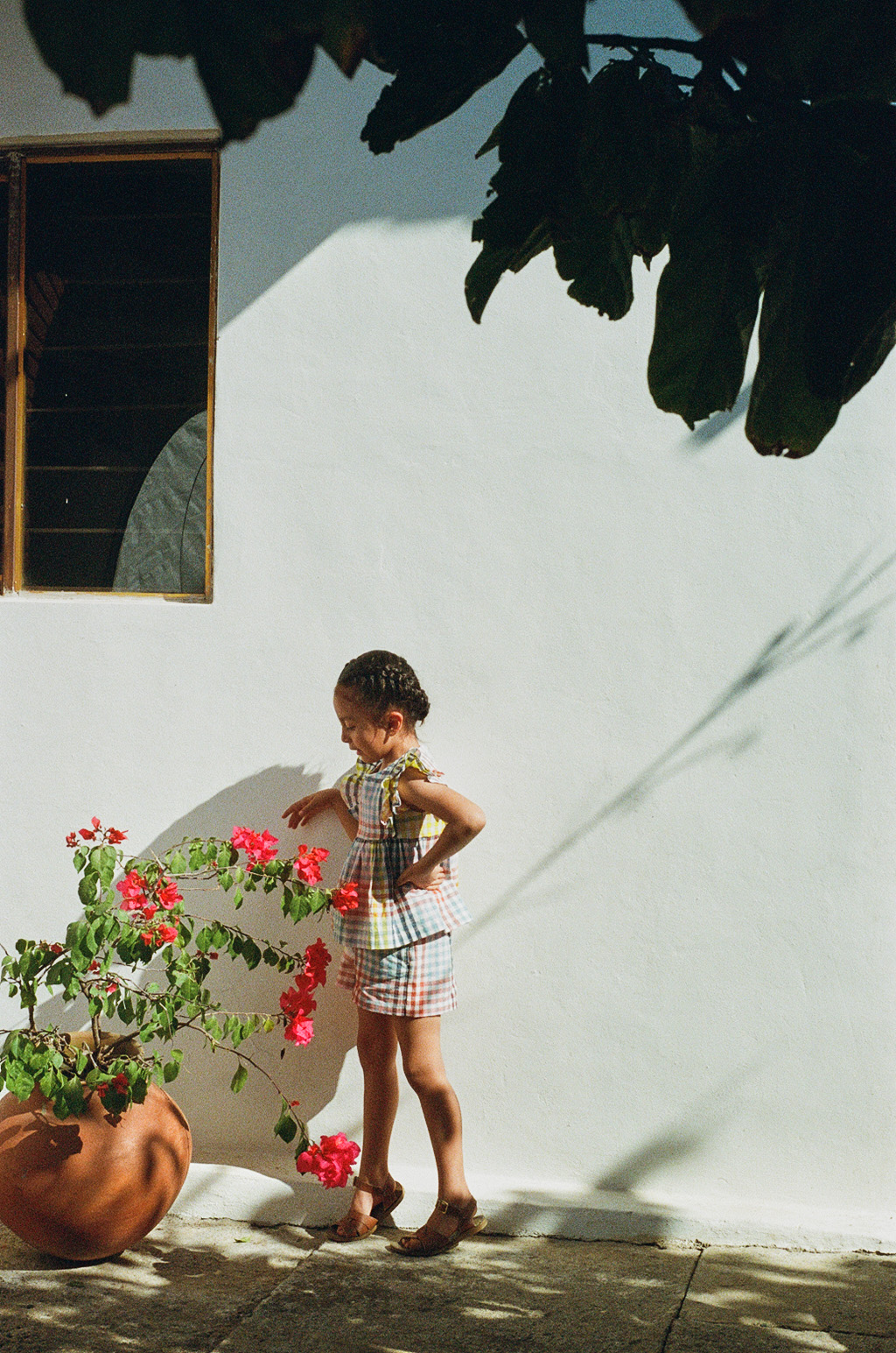 Outtake for Tea Collection. Ana Victoria in Teotitlan del Valle, Oaxaca. 35mm. December, 2022